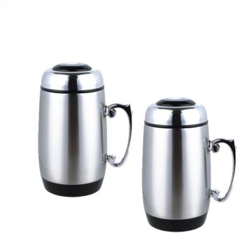 Large Size Coffee Cup Double Wall Stainless Steel Mug 2 Pcs. - Kitchen Appliances - Best Price in Pakistan - HitShop.pk